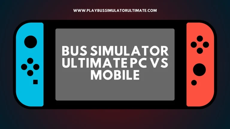 Bus simulator Ultimate PC vs Mobile  12 Bus Simulator Ultimate PC vs Mobile